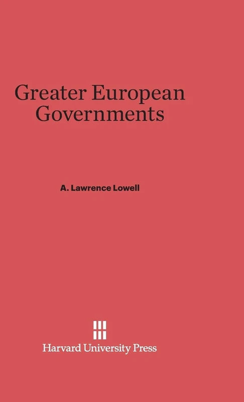 Greater European Governments: Revised Edition