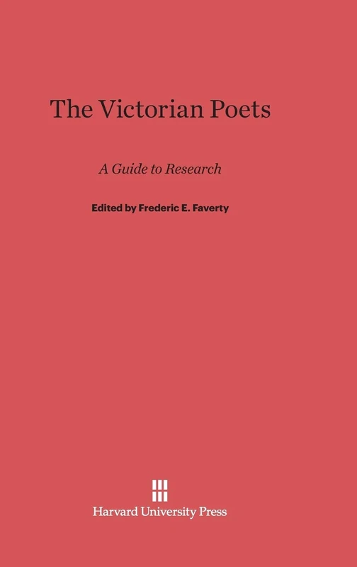 The Victorian Poets: A Guide to Research, Second Edition