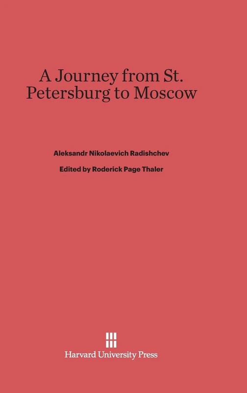 A Journey from St. Petersburg to Moscow