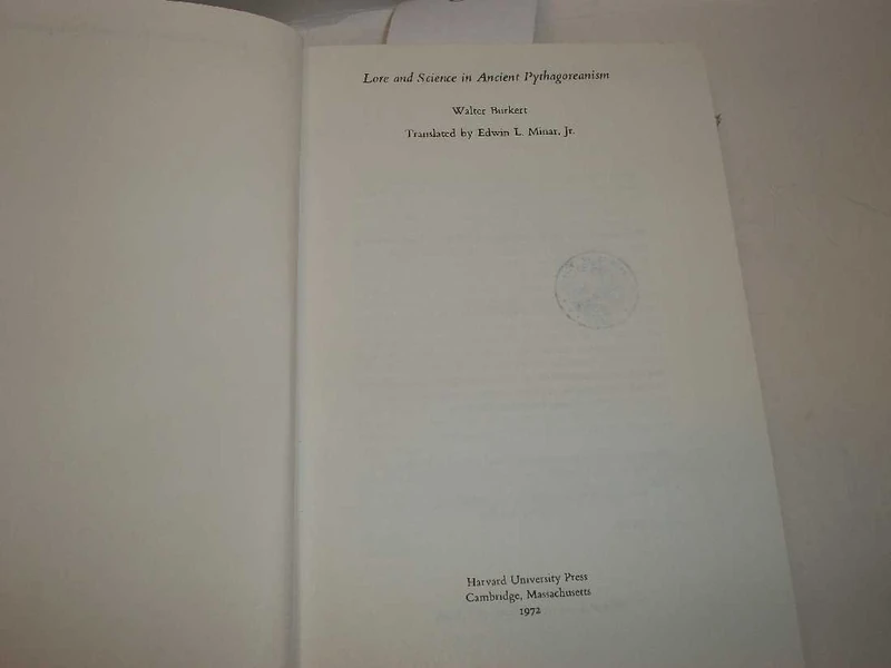 Lore and Science in Ancient Pythagoreanism