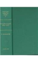 Nepalese Shaman Oral Texts (Harvard Oriental Series)