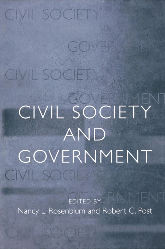 Civil Society and Government.: 3 (Ethikon Series in Comparative Ethics)