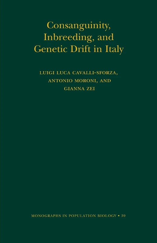 Consanguinity, Inbreeding, and Genetic Drift in Italy (Mpb-39) (Monographs in Population Biology) - Image 1
