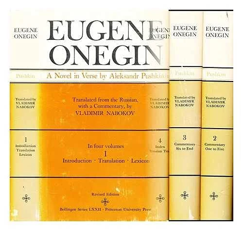 Nabokov: Eugene Onegin (cloth): A Novel in Verse: 72 (Bollingen Series)
