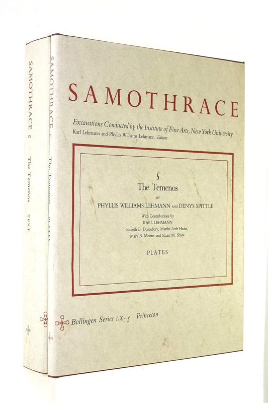 Samothrace V 5 – the Temenos 2VSet Plates & Text: The Temenos (Two Volumes, Plates and Text) (Bollingen Series)