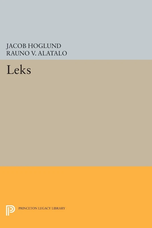 Leks: (Princeton Legacy Library): 42 (Monographs in Behavior and Ecology)