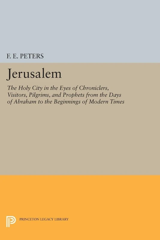 Jerusalem – The Holy City in the Eyes of Chroniclers, Visitors, Pilgrims, and Prophets from the Days of Abraham to the Beginnings of Mode: 5165 (Princeton Legacy Library)