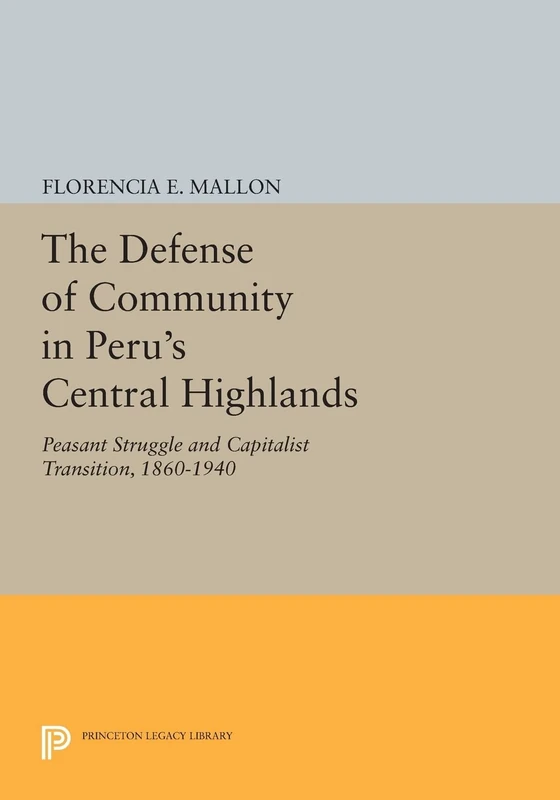 The Defense of Community in Peru's Central Highlands: Peasant Struggle and Capitalist Transition, 1860-1940 (Princeton Legacy Library): 743
