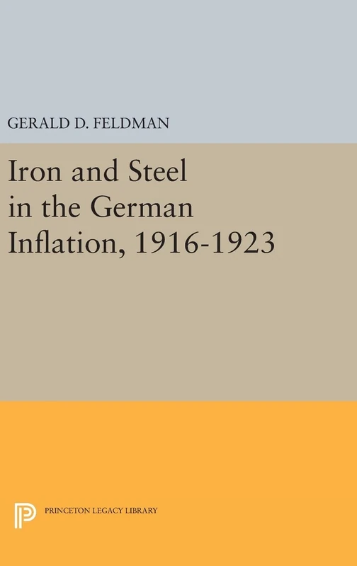Iron and Steel in the German Inflation, 1916–1923: 1771 (Princeton Legacy Library)