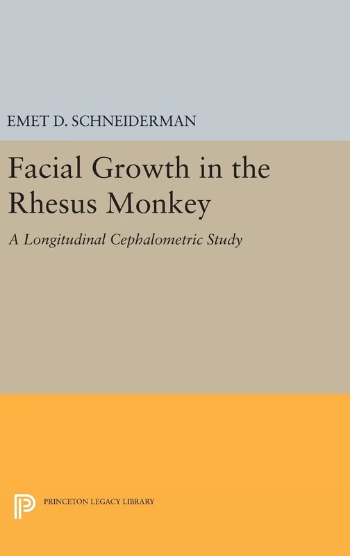 Facial Growth in the Rhesus Monkey – A Longitudinal Cephalometric Study: 208 (Princeton Legacy Library) - Image 1