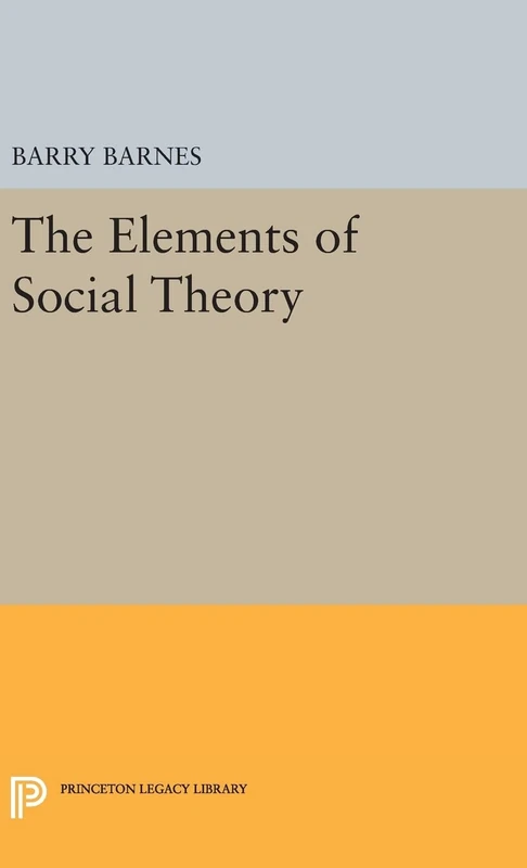 The Elements of Social Theory: 338 (Princeton Legacy Library)