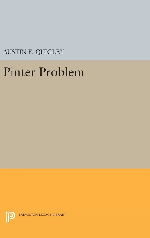 Pinter Problem: 1299 (Princeton Legacy Library)