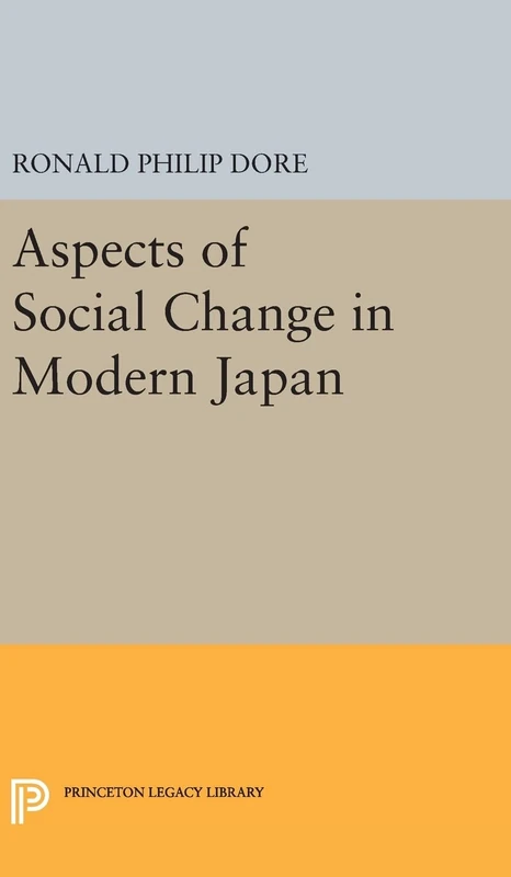 Aspects of Social Change in Modern Japan - Princeton Press
