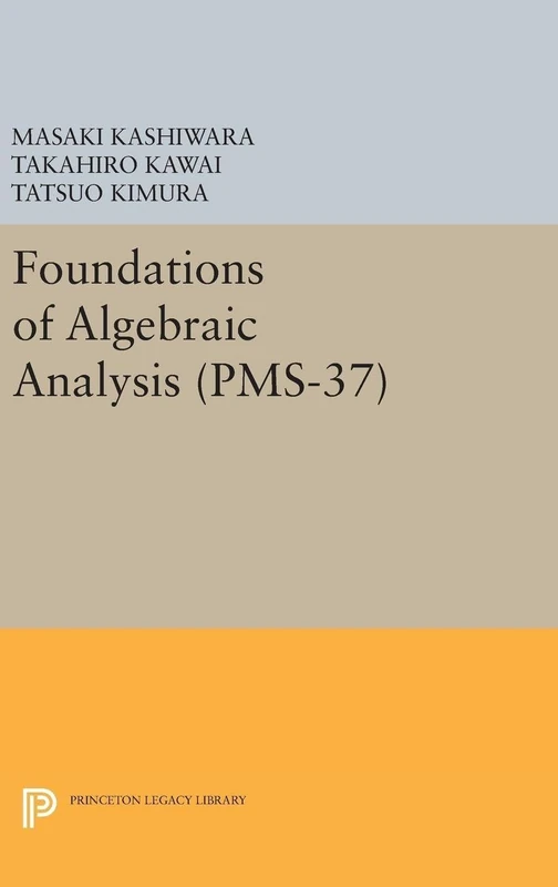 Foundations of Algebraic Analysis (PMS–37), Volume 37 (Princeton Mathematical Series, 37)