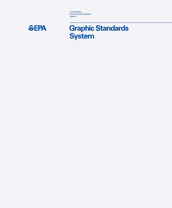 EPA Graphic Standards System: (Standards Manual) - Image 1