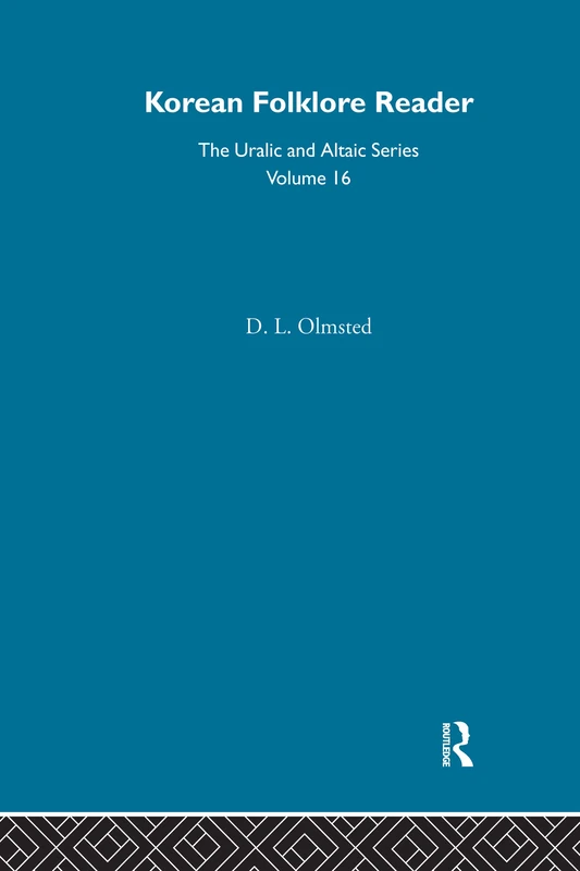 Korean Folklore Reader