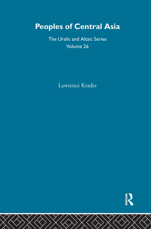 Peoples of Central Asia - Routledge Anthropology Book