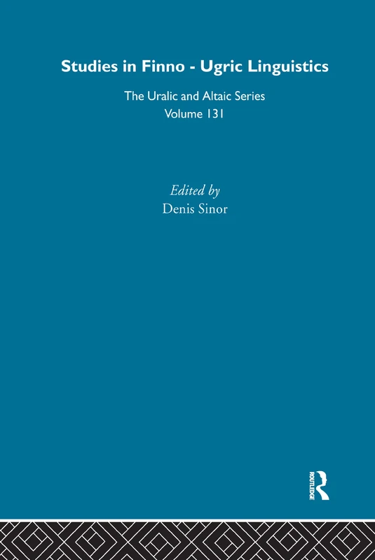 Studies in Finno-Ugric Linguistics