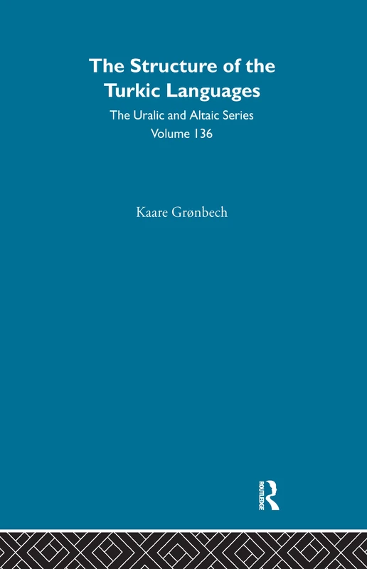 Routledge - The Structure of the Turkic Languages Book