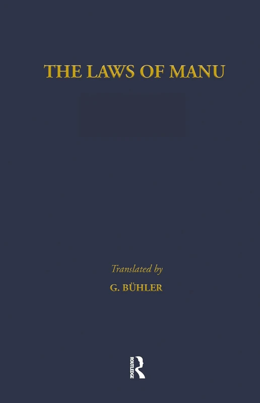 The Laws of Manu