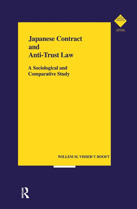 Routledge Japanese Contract and Anti-Trust Law Study Book