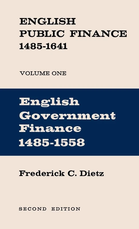 Routledge English Public Finance: English Government Finance