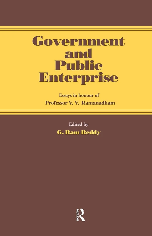 Routledge - Government and Public Enterprise Essays - Image 1