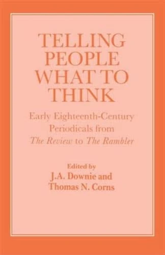 Routledge - Telling People What to Think - Periodicals Book