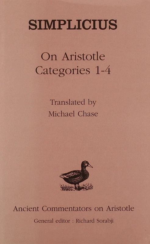 Simplicius: On Aristotle Categories 1-4 (Ancient Commentators on Aristotle)