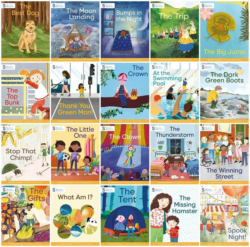 My Letters and Sounds Phonics Phase Four Yellow Band Reading Pack: Reception, Ages 4-5 (20 Books)