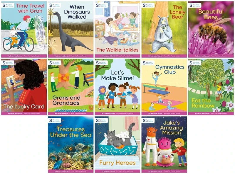 Phase 5 Phonics Reading Book Bundle: Year 1, Term 3, Ages 5-6 (13 Book Bundle)