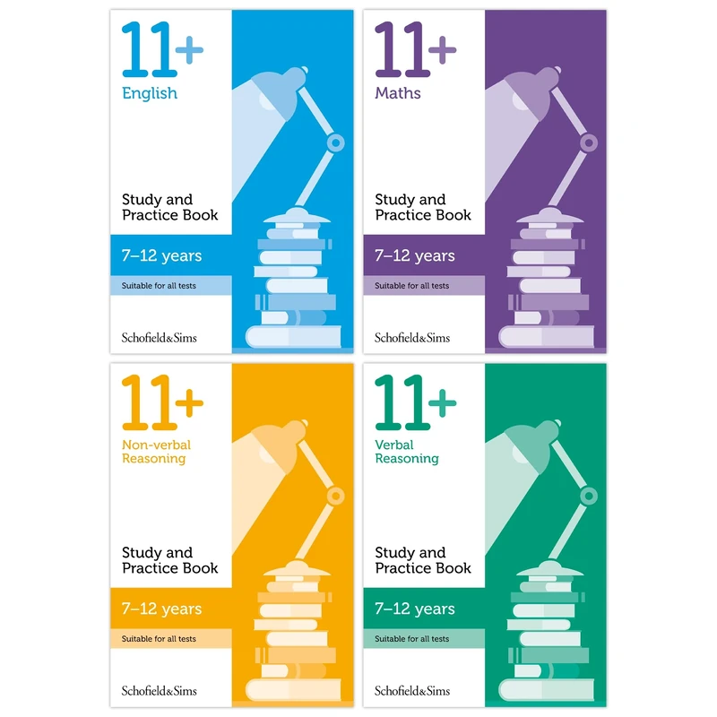 11+ English, Maths, Verbal Reasoning & Non-verbal Reasoning Study and Practice Bundle for GL and Other Test Providers: Ages 7–12