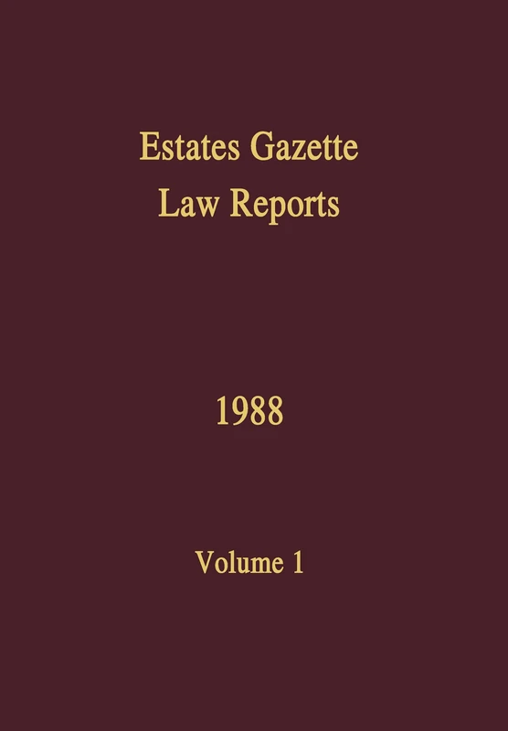Estates Gazette Law Reports EGLR 1988: 1 - Legal Reference