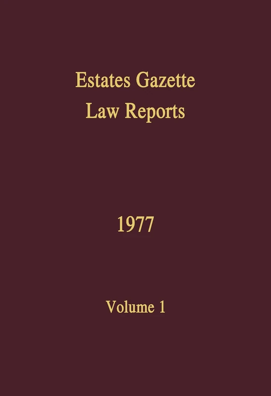 Estates Gazette Law Reports EGLR 1977: 1 - Legal Reference