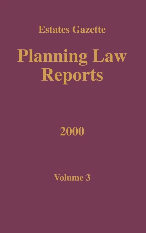 Estates Gazette PLR 2000: 3 - Routledge Hardcover Book