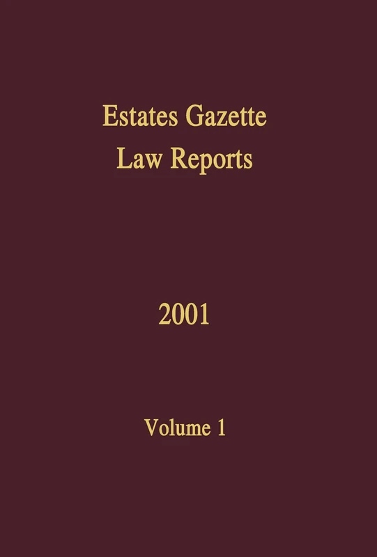 Estates Gazette Law Reports EGLR 2001: 1 - Legal Reference