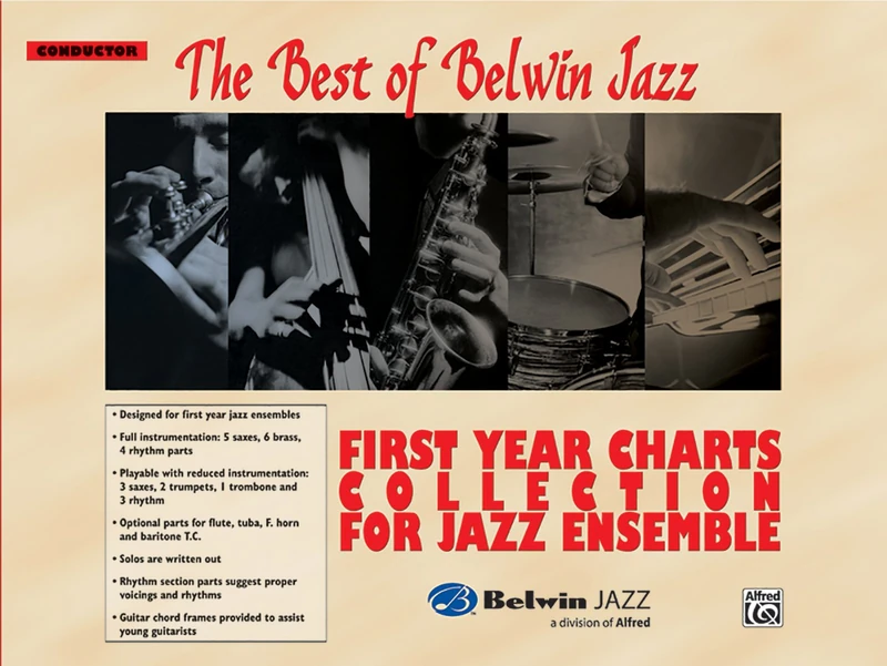 First Year Charts Collection for Jazz Ensemble: Complete Set (20 Student Books & Score): Best of Belwin Jazz