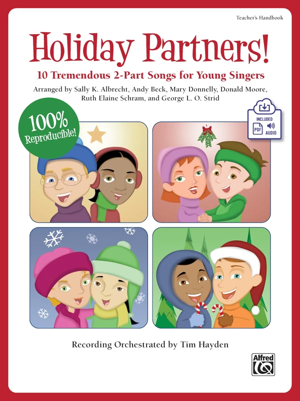 Holiday Partners!: 10 Tremendous 2-Part Songs for Young Singers (Kit) (Book & CD (Book is 100% Reproducible)) (Partner Songbooks)