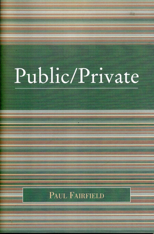 Public/Private: Negotiating a Distinction