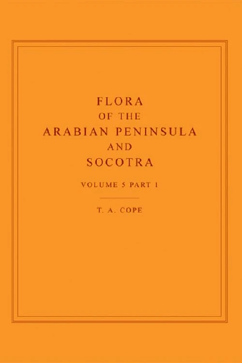 Flora of the Arabian Peninsula and Socotra: v. 5, Pt. 1