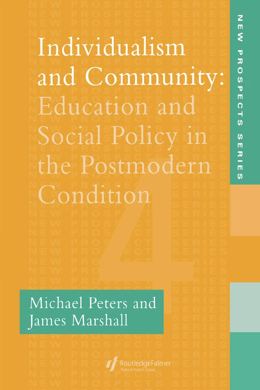 Routledge Individualism And Community - Education Policy Book
