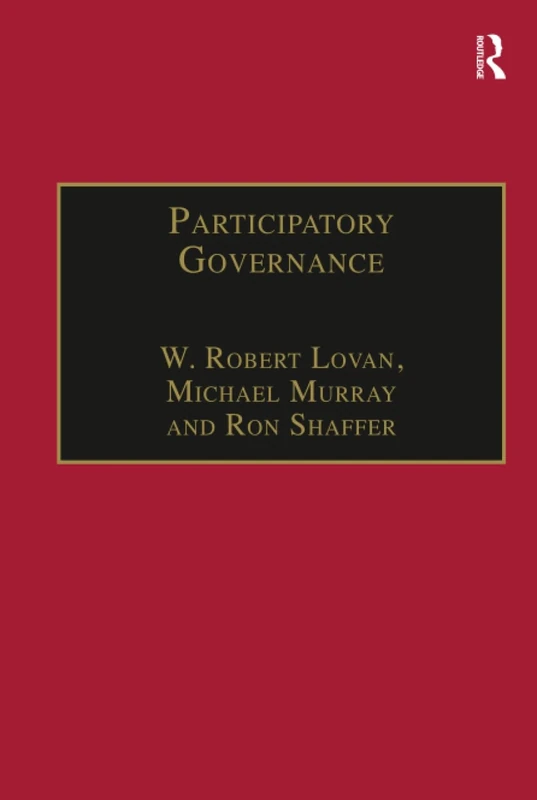 Participatory Governance: Planning, Conflict Mediation and Public Decision-Making in Civil Society