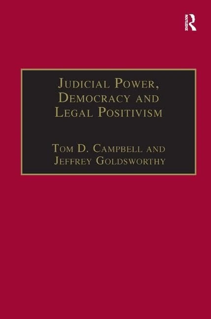 Routledge Judicial Power, Democracy and Legal Positivism Book