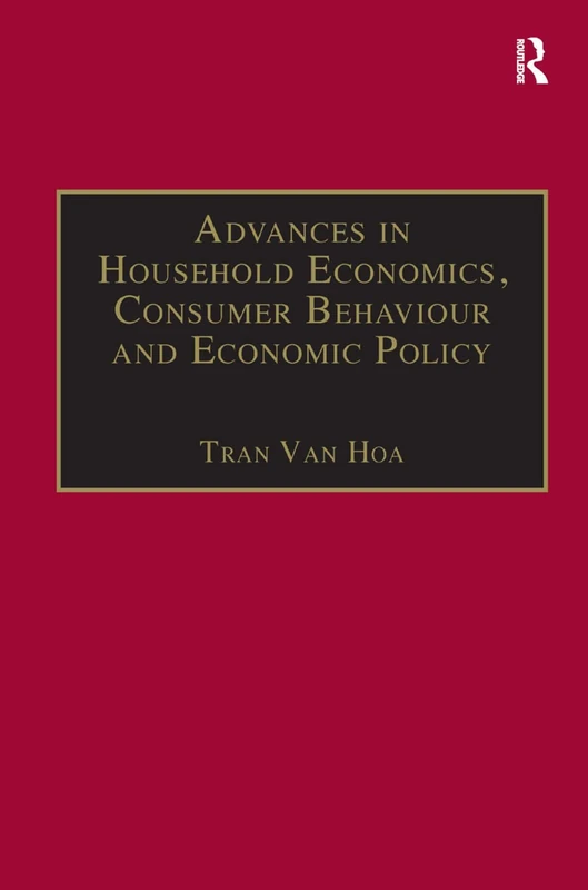 Routledge Advances in Household Economics and Consumer Behaviour
