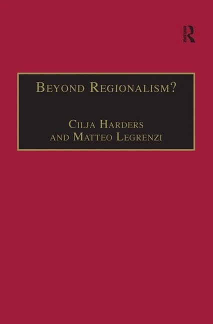 Routledge - Beyond Regionalism? Middle East Cooperation Book
