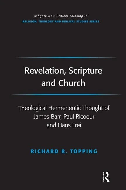Routledge Revelation, Scripture and Church - Theological Book
