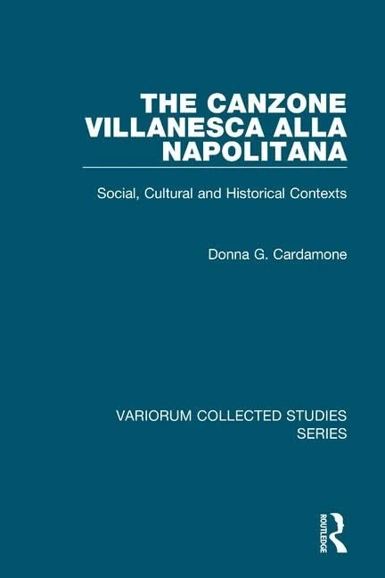 Routledge - The Canzone Villanesca alla Napolitana Studies