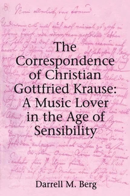 Routledge - The Correspondence of Christian Gottfried Krause
