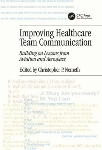 CRC Press - Improving Healthcare Team Communication Book