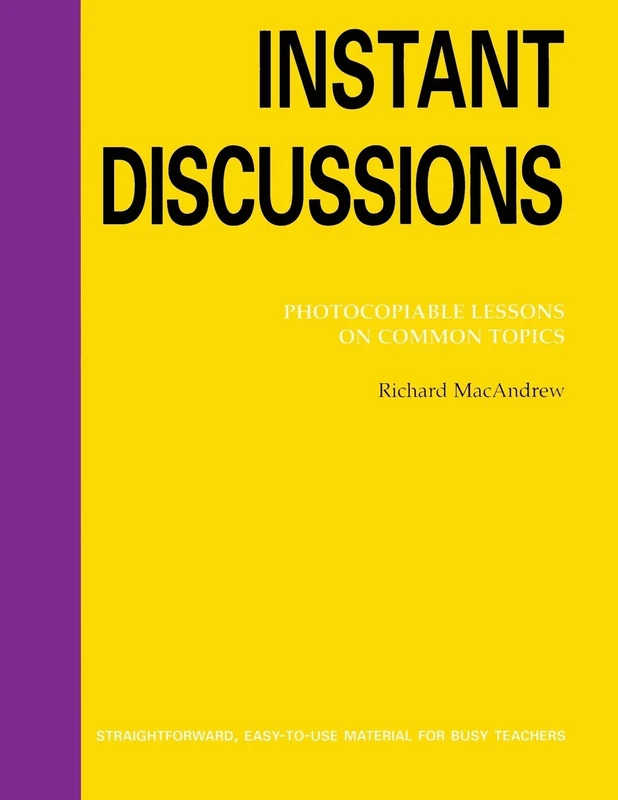 Instant Discussion: Photocopiable Lessons on Common Topics - Image 1